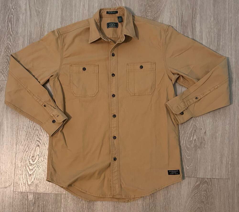G.H. Bass & Co. For Hard Service Canvas Long Sleeve Work Shirt